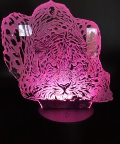 3D Illusion Night Light - Friendly Cat Cheeetah