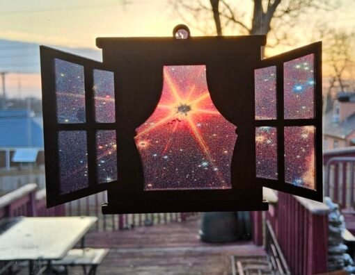 Cosmic Vista Awareness Sunbeam Suncatcher - Image 3