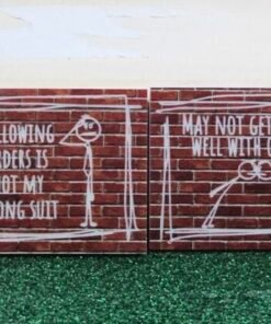 Humorous magnets