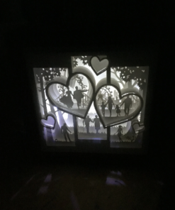 7 Illuminated Shadow Box