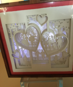 8 Illuminated Shadow Box