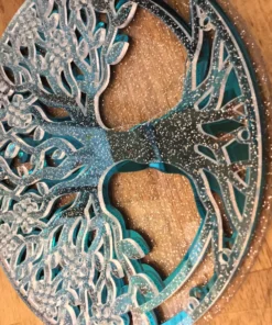 IMG 0914 Custom Cut Couple Tree Wall Art