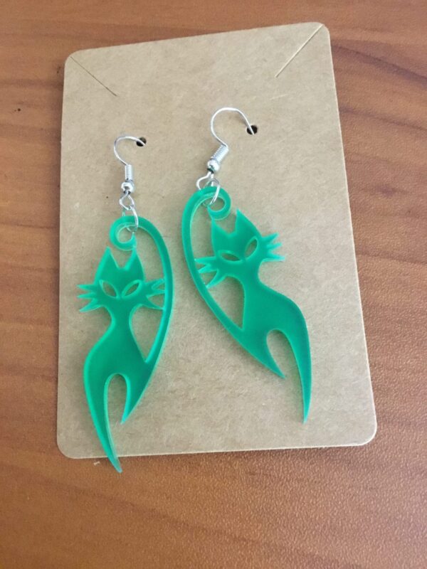 Green Envy 'Cool Cat' Earrings