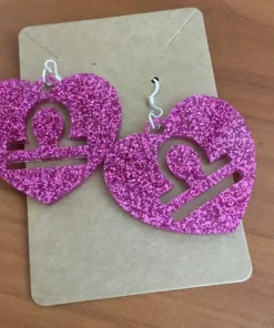 Celestial Sparkle: Zodiac Acrylic Earrings