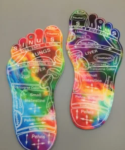 Tie-Dye Reflexology Feet Set -Holistic Healing Companion