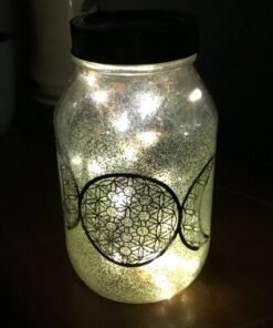 Sacred Geometry Light up Jar
