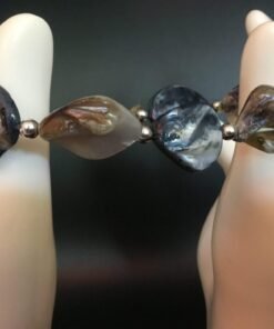 Natural Labradorite stone bracelet