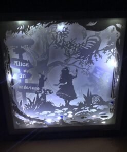 Fan inspired light box for Wonderland a
