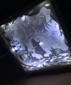 Fan inspired light box for Wonderland h