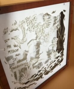 Fan inspired light box for Wonderland f