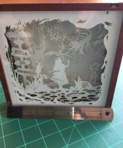 Fan inspired light box for Wonderland d