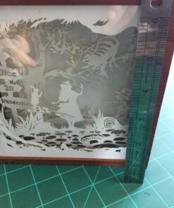 Fan inspired light box for Wonderland c
