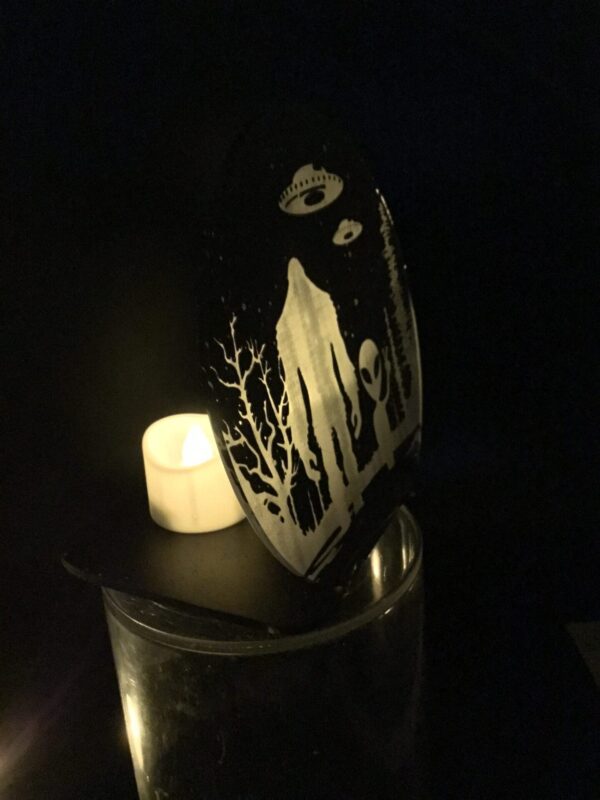 Big Foot and Alien Tea Light holder-Mystical Mates