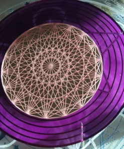 Sacred Geometry 18 point Mirrored Grid