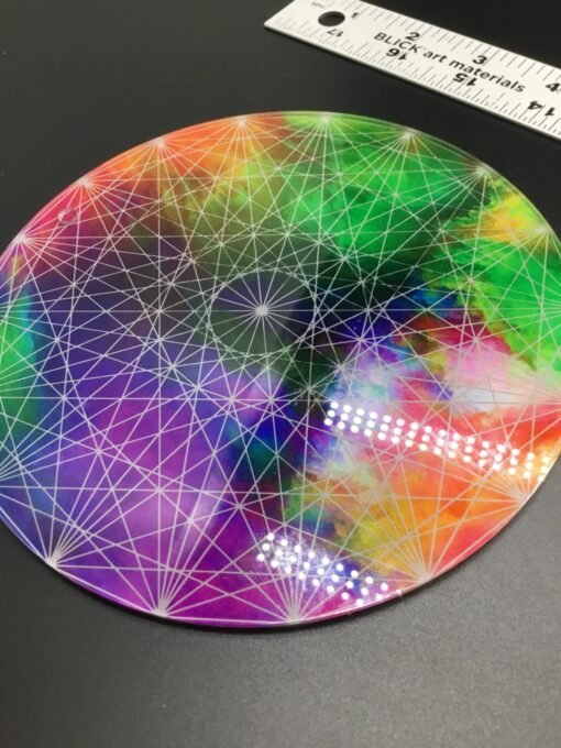 18-Point Tye dye Crystal Grid - Image 2