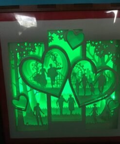 Timeless Embrace: Love Couple light up box 4