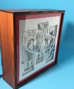 Timeless Embrace: Love Couple light up box 2
