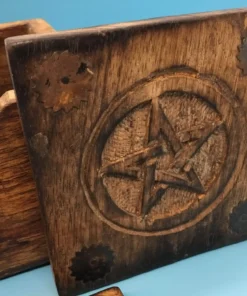 Pentacle Mystical & Magical Drink Coaster set