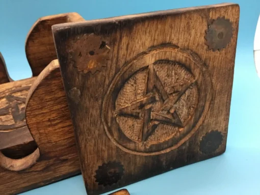Pentacle Mystical & Magical Drink Coaster set
