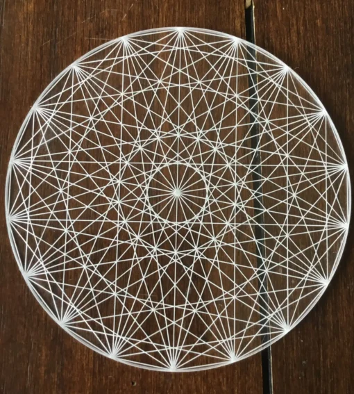 18 point Grid - Clear Acrylic