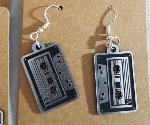 TAPE CASSETTE e1701870120923 Retro Walkman Cassette Tape Earrings