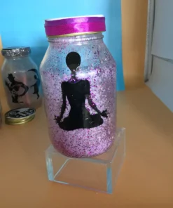 Crown Chakra Light Jar – Illuminated View day time