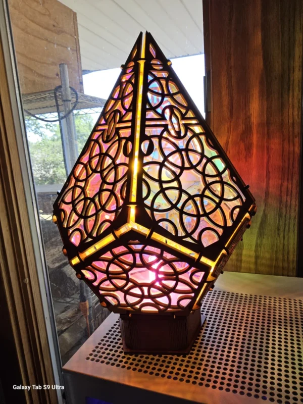 Boho Brilliance: The Sunburst Lamp