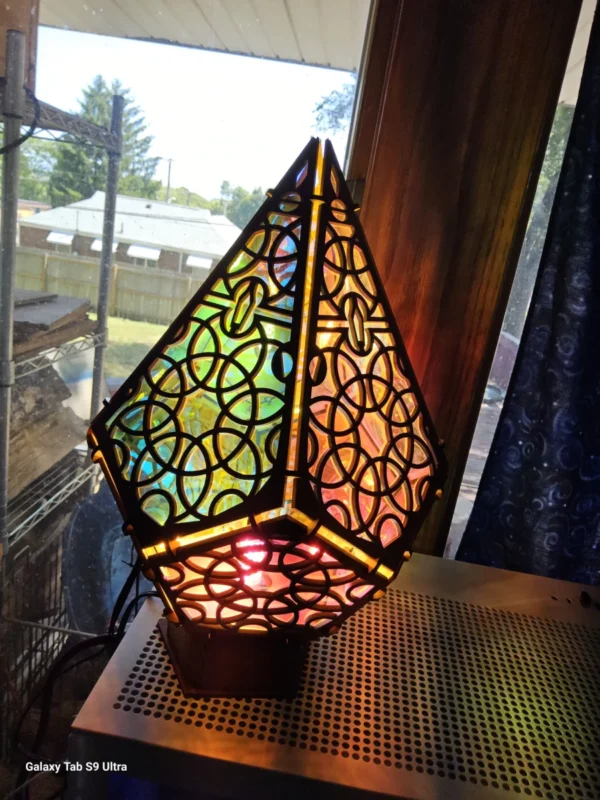 Boho Brilliance: The Sunburst Lamp