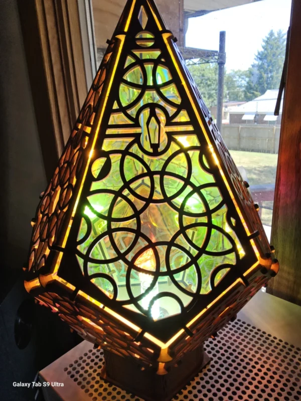 Boho Brilliance: The Sunburst Lamp