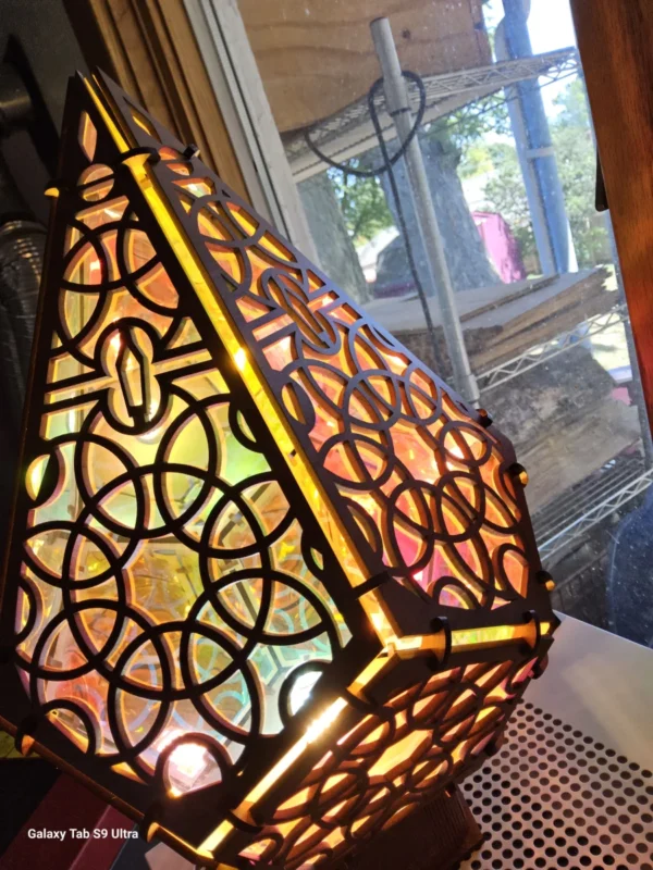 Boho Brilliance: The Sunburst Lamp