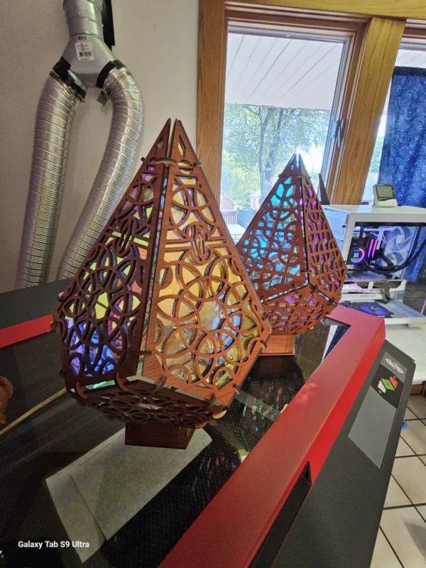 Boho Brilliance: The Sunburst Lamp