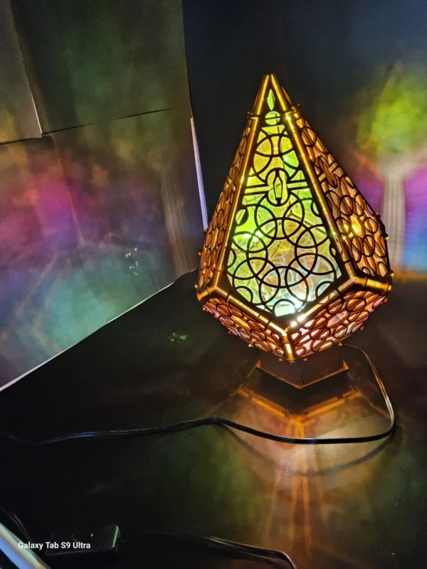 Boho Brilliance: The Sunburst Lamp