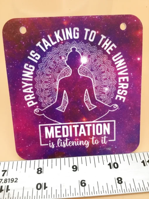 Galaxy Meditation Quote Decor – Small Size with Ruler- 01