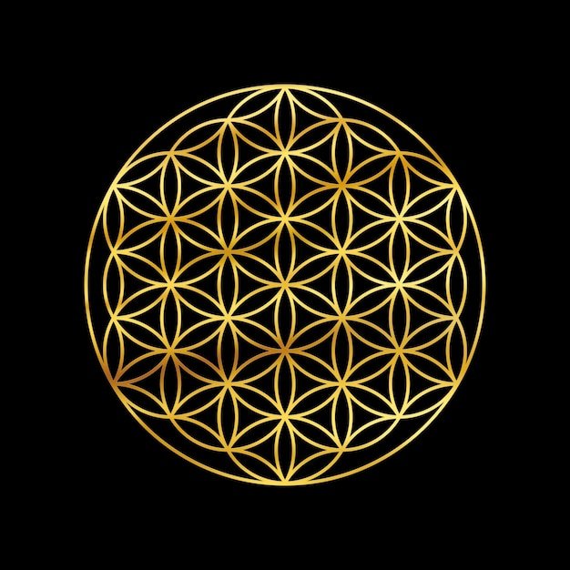 Sacred Geometry in Home Decor: The Flower of Life 5 floweroflifeingold Flower of Life
