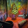 flower of life prism lamp