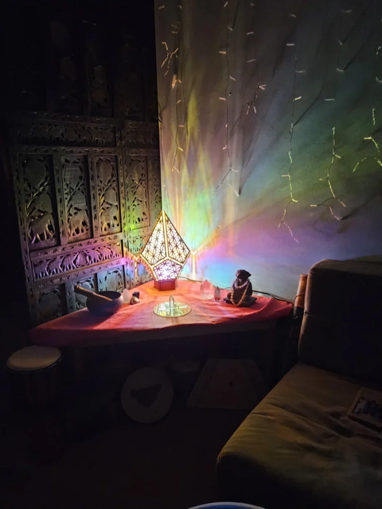 Sacred Geometry in Home Decor: The Flower of Life 6 flower of life prism lamp 2