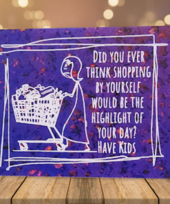 Did you ever think shopping for yourself...