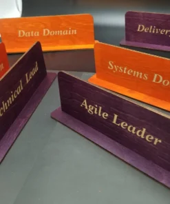 business desk plates