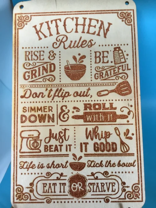 funny kitchen sign