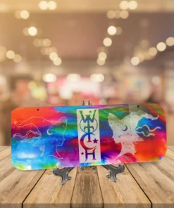 Tie-Dye Witch Acrylic Sign