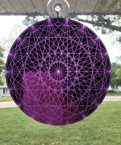Purple sacred charger