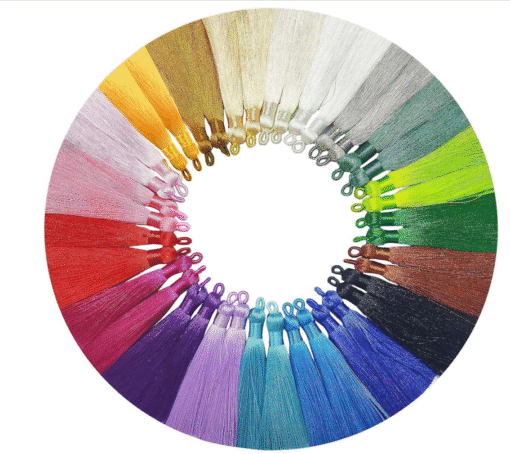Tassel color wheel colors